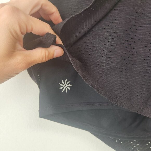 Athleta Prism 2-in-1 Lined Compression Running Shorts Activewear Women's M - Picture 6 of 10